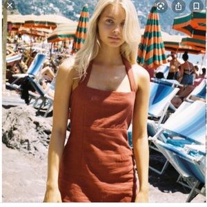 With Jean Cira Dress Rust size L